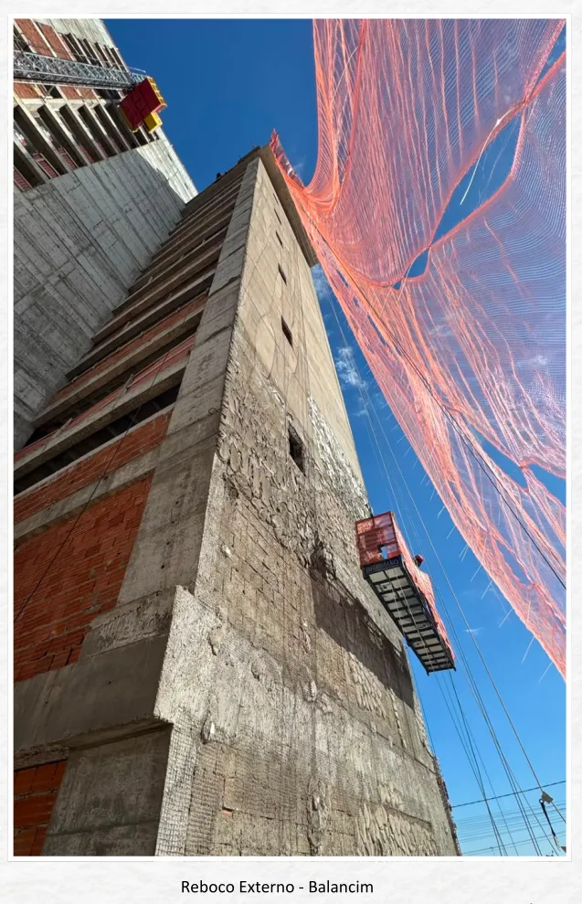 Reboco externo - Balancim